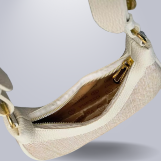 Bolsa Trisse De Ombro Pequena Meia Lua - Canoa Arrezo