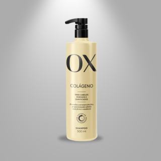 Kit OX Colágeno - Shampoo 500ml + Condicionador 500ml - Reconstrução Capilar