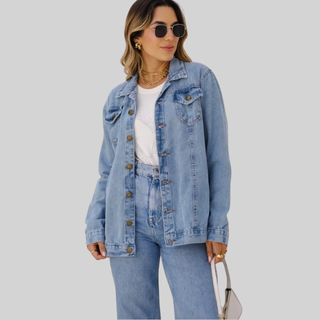 Jaqueta long Jeans
