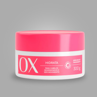 Kit Ox Shampoo 375ml e Condicionador Hidrata 170ml Mais Máscara Ox Hidratação 300g