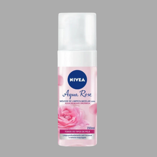 NIVEA Mousse de Limpeza Micelar Aqua Rose com Água de Rosas Orgânica 150ml