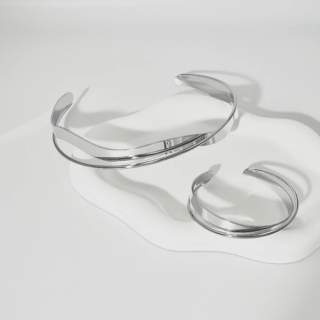 Conjunto de Choker, Pulseira e Brinco Aro, banhado a Ouro 18k e Prata 925