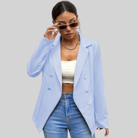 Blazer Sofisticado Design Triangular