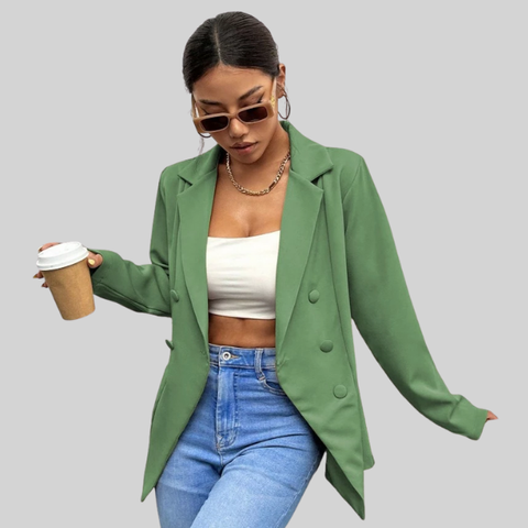 Blazer Sofisticado Design Triangular