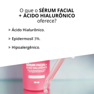 Kit Renova Be - Sérum Ácido Hialurônico + Creme Facial | Hidratação e Antienvelhecimento