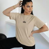 T-Shirt Feminina Yoga 100% algodão