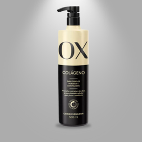 Kit OX Colágeno - Shampoo 500ml + Condicionador 500ml - Reconstrução Capilar