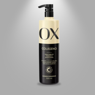 Kit OX Colágeno - Shampoo 500ml + Condicionador 500ml - Reconstrução Capilar