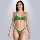 Biquíni Americano Feminino Bicolor Emily Asa Delta Semi Fio Texturizado