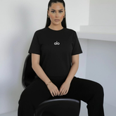 T-Shirt Feminina Yoga  100% Algodão