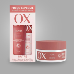 Kit OX Nutrição Intensa - Shampoo 375ml + Condicionador 170ml + Máscara 300g