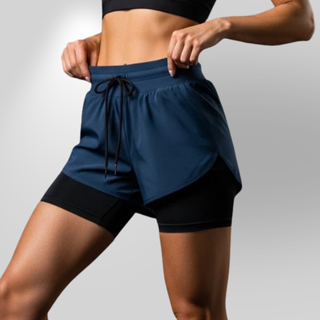 Short de Academia Duplo