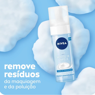 NIVEA Mousse de Limpeza Facial com Vitaminas E e B5 150ml
