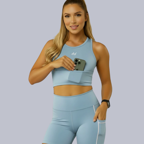 Conjunto de Corrida - Top com Bolso + Bermuda
