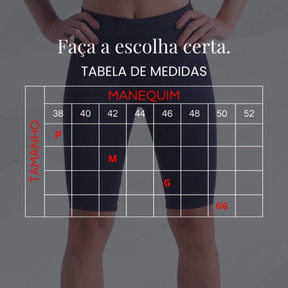 Bermuda anticelulite com infravermelho longo | reduz os sinais da celulite e firma a pele