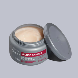 Máscara Glow Expert Siàge Eudora 250g - Brilho Intenso e Hidratação Profunda