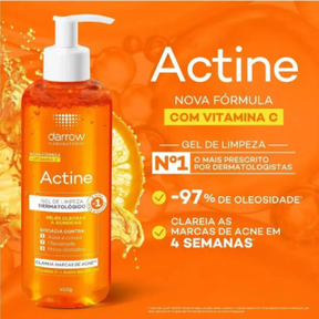 Kit Gel de Limpeza Darrow Actine Vitamina C - 140g + 40g