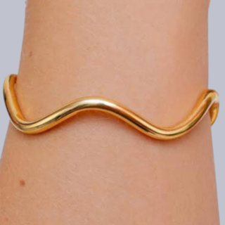 Choker Aro Ondulado e Pulseira Conjunto