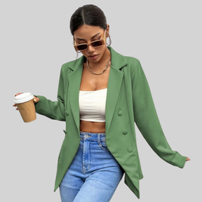 Blazer Sofisticado Design Triangular