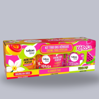 Kit Xêrosa com 3 Cremes para Pentear 180g